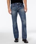 Inc International Concepts Men's Boot-cut Light Wash Jeans, Only At Macy's