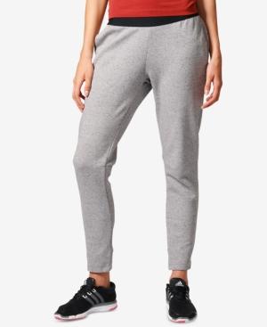 Adidas Heathered Tapered Stadium Pants