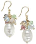 Charter Club Imitation Pearl Shaky Bead Drop Earrings, Created For Macy's