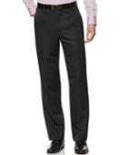 Kenneth Cole Reaction Straight Fit Texture Stria Flat Front Dress Pants