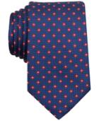 Nautica Men's Barge Textured Floral-pattern Classic Tie
