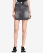 Calvin Klein Jeans Frayed Denim Skirt