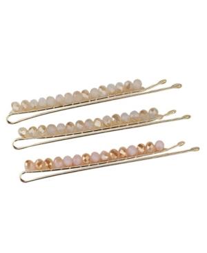Kitsch Metal Bobby Pins Blush Beads
