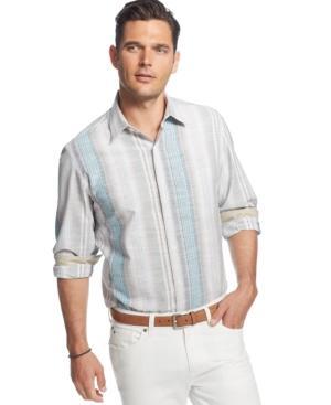 Tasso Elba Island Aruba Striped Shirt