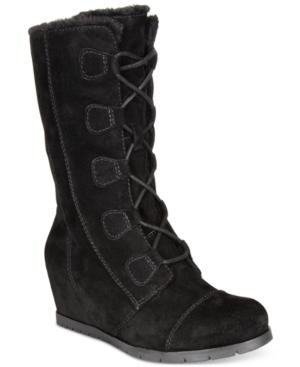 Bare Traps Brinda Lace-up Hidden Wedge Cold-weather Boots Women's Shoes