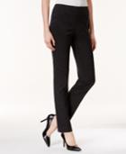 Charter Club Tummy-control Pull-on Pants, Polka-dot Print