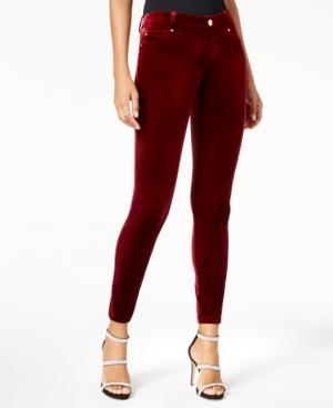 Inc International Concepts Velvet Skinny Pants, Created For Macy's