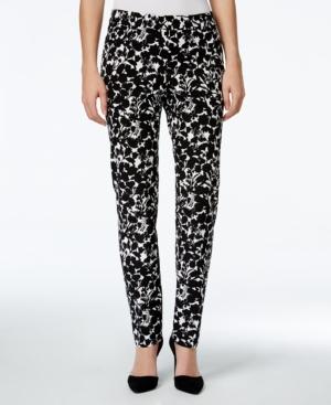 Charter Club Printed Slim-leg Pants, Only At Macy's