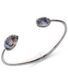 Judith Jack Sterling Silver Abalone And Marcasite Cuff Bracelet