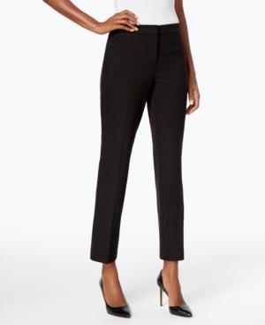 Jm Collection Cheetah-print Ankle Pants, Only At Macy's