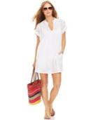 Lauren Ralph Lauren Short-sleeve Cotton Cover-up Women's Swimsuit