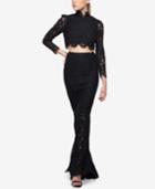 Fame And Partners Estelle 2-pc. Lace Mermaid Dress