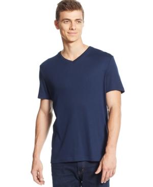 Alfani Double V-neck T-shirt