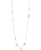 Kenneth Cole New York Necklace, Gold-tone Circular Station Long Necklace