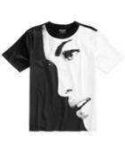 Guess Men's Face Graphic-print Cotton T-shirt