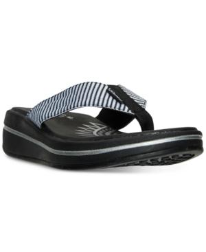 Skechers Women's Relaxed Fit: Upgrades - Sailin Sport Flip Flop Thong Sandals From Finish Line