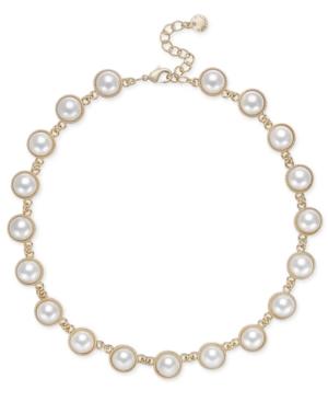 Charter Club Gold-tone Imitation Pearl Necklace, Only At Macy's