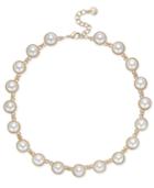 Charter Club Gold-tone Imitation Pearl Necklace, Only At Macy's