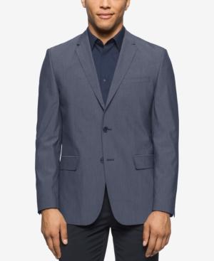 Calvin Klein Men's Chambray Traveler Sport Coat