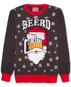 Hybrid Men's Santa Beerd Holiday Sweater