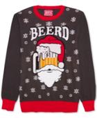 Hybrid Men's Santa Beerd Holiday Sweater