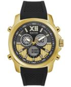 Kenneth Cole Reaction Men's Analog-digital Black Silicone Strap Watch 47mm