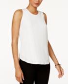 Bar Iii Pleated-back Tank Top, Only At Macy's