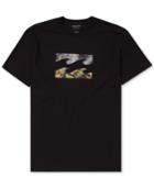 Billabong Men's Team Wave Graphic-print Logo T-shirt