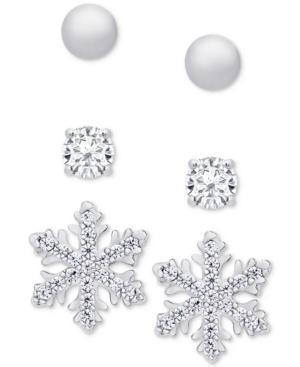 Stud Earrings 3-pc.