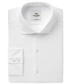 Ben Sherman Men's Slim-fit White On White Dobby Dress Shirt