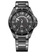 Tommy Hilfiger Men's Gray Stainless Steel Bracelet Watch 44mm