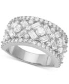 Cubic Zirconia (2-3/4 Ct. T.w.) Statement Ring In Sterling Silver