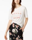 Carbon Copy Embroidered Graphic-print T-shirt