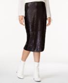 Minkpink Sequin Pencil Skirt
