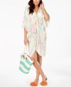 Betsey Johnson Mermaid Tie-dye Twist Cover-up