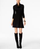 Inc International Concepts Cowl-neck Sweater Dress, Only At Macy's