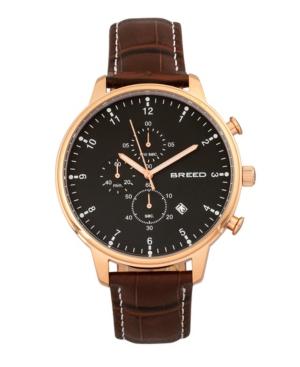 Breed Quartz Espinosa Gold And Gunmetal Chronograph Alloy Watches 42mm