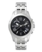 Versus Men's Chrono Lion Extension Silver Bracelet Watch 44mm