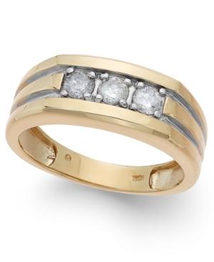Men's Diamond (1/2 Ct. T.w.) Ring In 10k Gold
