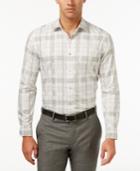 Alfani Collection Men's Classic Fit Plaid Shirt, Only At Macy's
