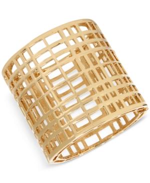 M. Haskell For Inc Gold-tone Open Cage Hinged Bracelet, Only At Macy's