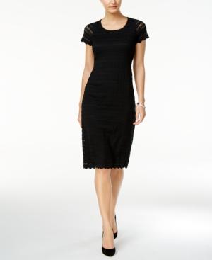 Ronni Nicole Short-sleeve Lace Dress
