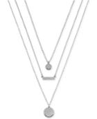 Bcbgeneration Silver-tone Fly Free Find Adventure 3 Charm Layering Necklace