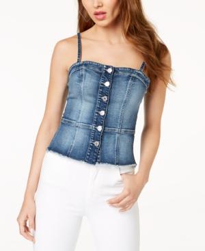 Guess Ariana Adjustable Denim Top