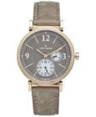 Lucky Brand Women's Carmel Boyfriend Taupe Leather Strap Watch 38mm