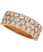 Le Vian Strawberry & Nude Diamond Band (3-1/10 Ct. T.w.) In 14k Rose Gold