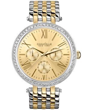 Caravelle By Bulova Women's Two-tone Stainless Steel Bracelet Watch 38mm 45n100