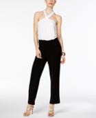 Thalia Sodi Colorblocked Halter Jumpsuit, Only At Macy's