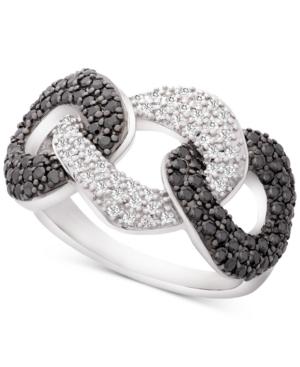 Wrapped In Love Diamond Large Statement Ring (1 Ct. T.w.) In 14k White Gold, Created For Macy's