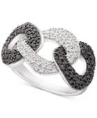 Wrapped In Love Diamond Large Statement Ring (1 Ct. T.w.) In 14k White Gold, Created For Macy's